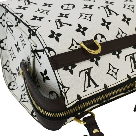 Louis Vuitton Speedy Amazon PM Monogram Canvas Crossbody Bag White Chocolate - Picture 7 of 14